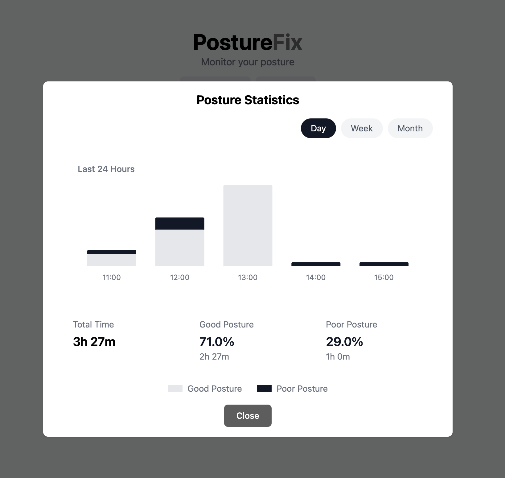 PostureFix App Screenshot